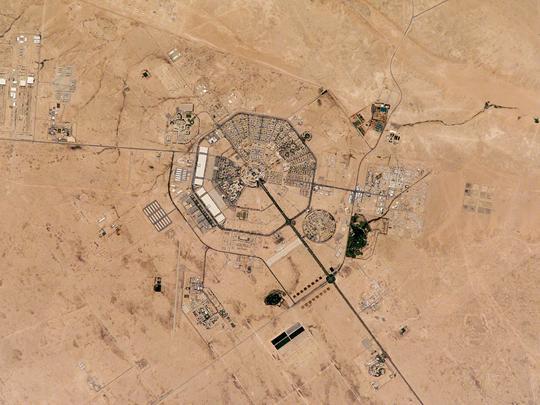 Satellite photo King Khalid Military Cit
