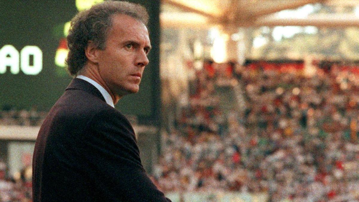 Franz Beckenbauer bei der WM 1990