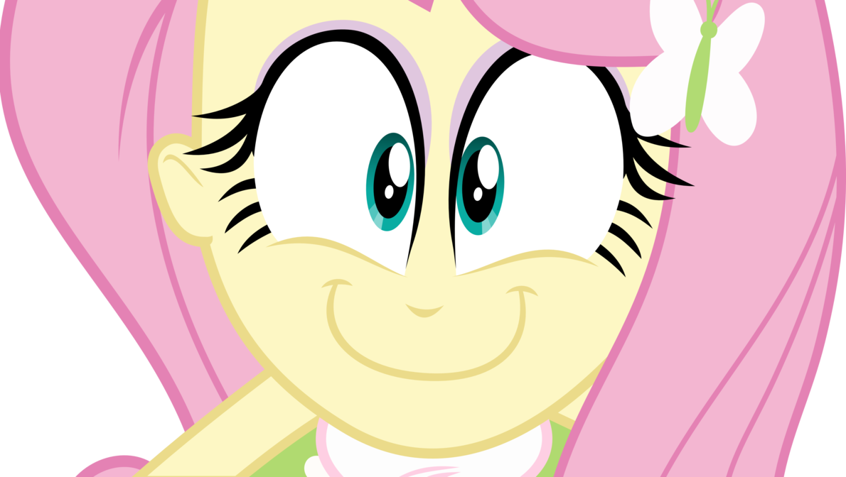 fluttershy  the longer you stare    by s