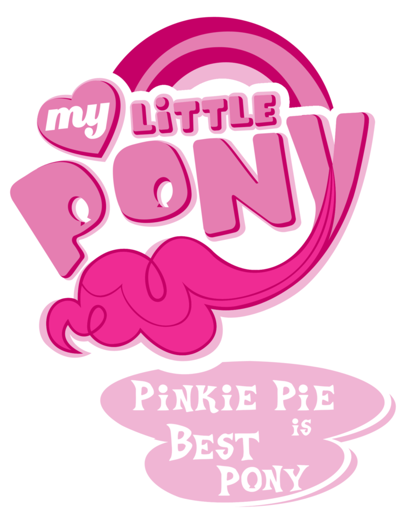 fanart   mlp  my little pony logo   pink