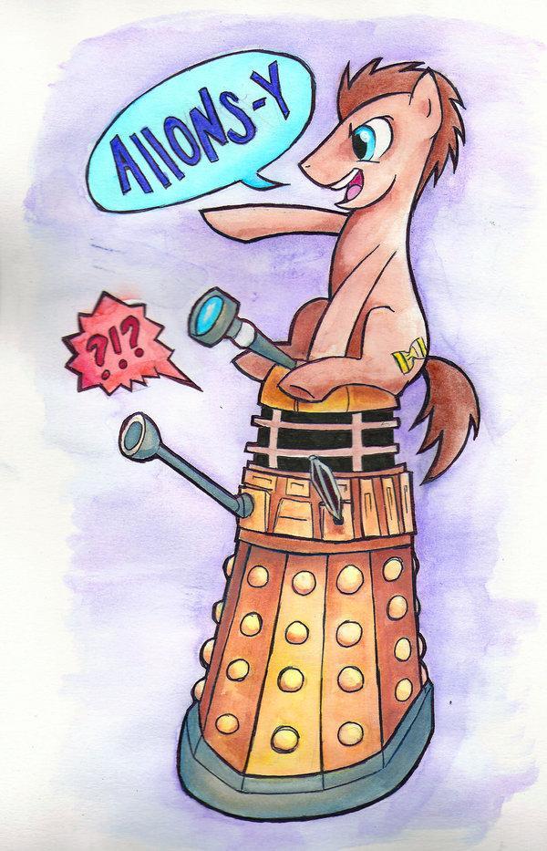 doctor whooves  allons y  by bandotaku-d