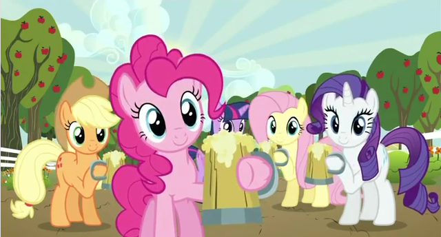 Pinkie offering cider S2E15