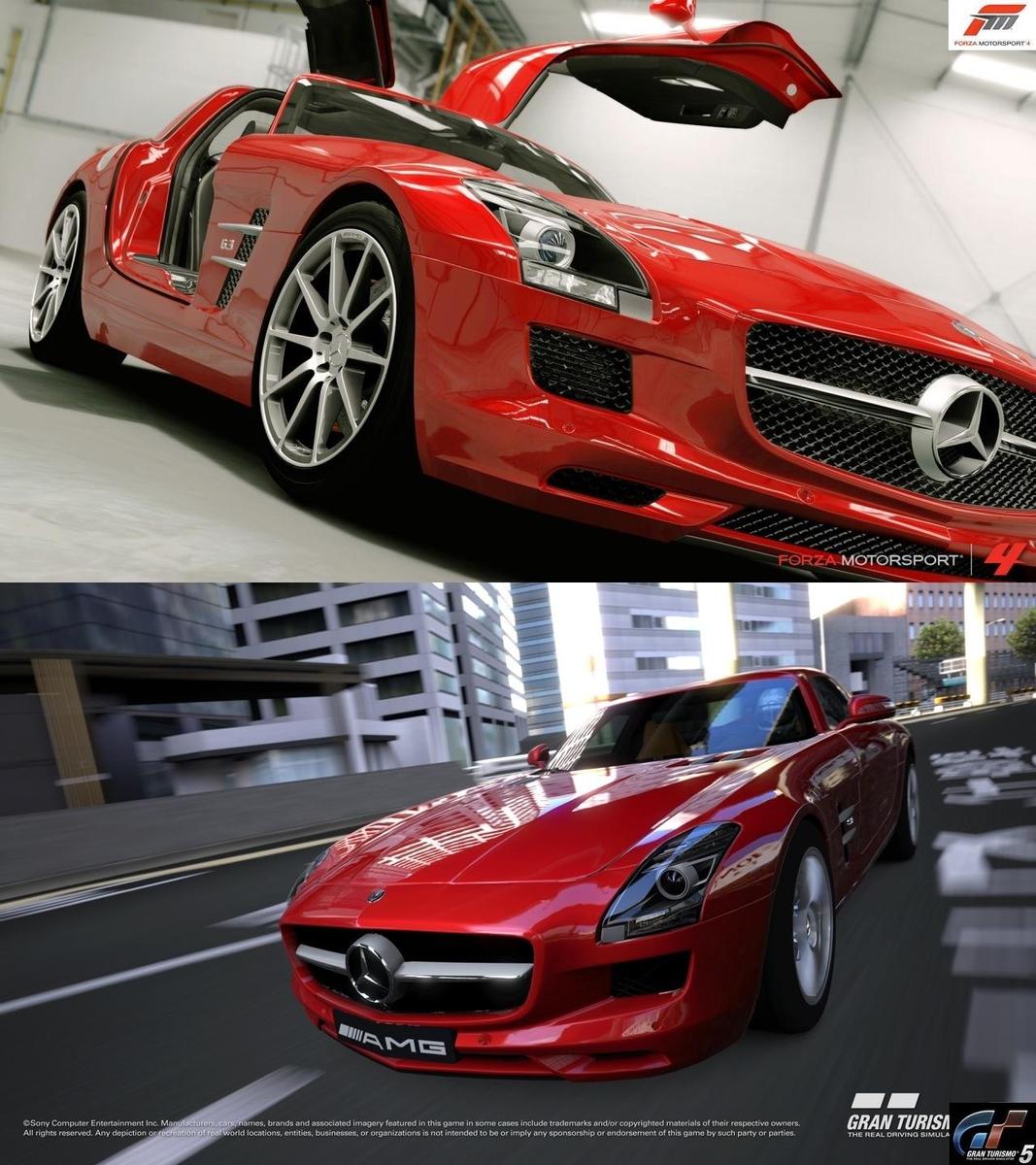 Forza 4 Gran Turismo 5 Vergleich 1