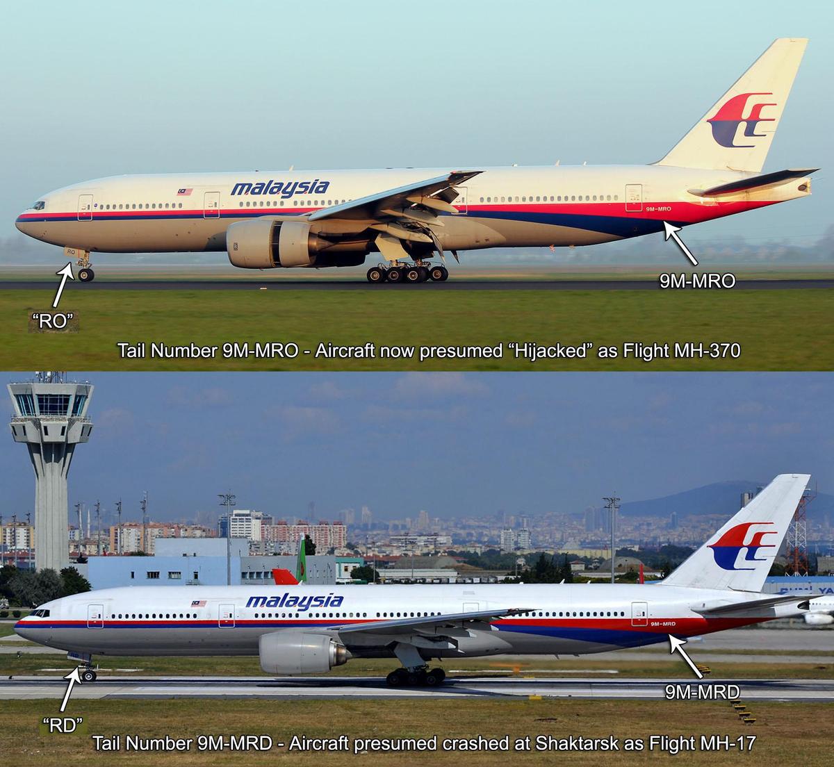 malaysia mh 17 and mh 370 as 9m mrd 9m m