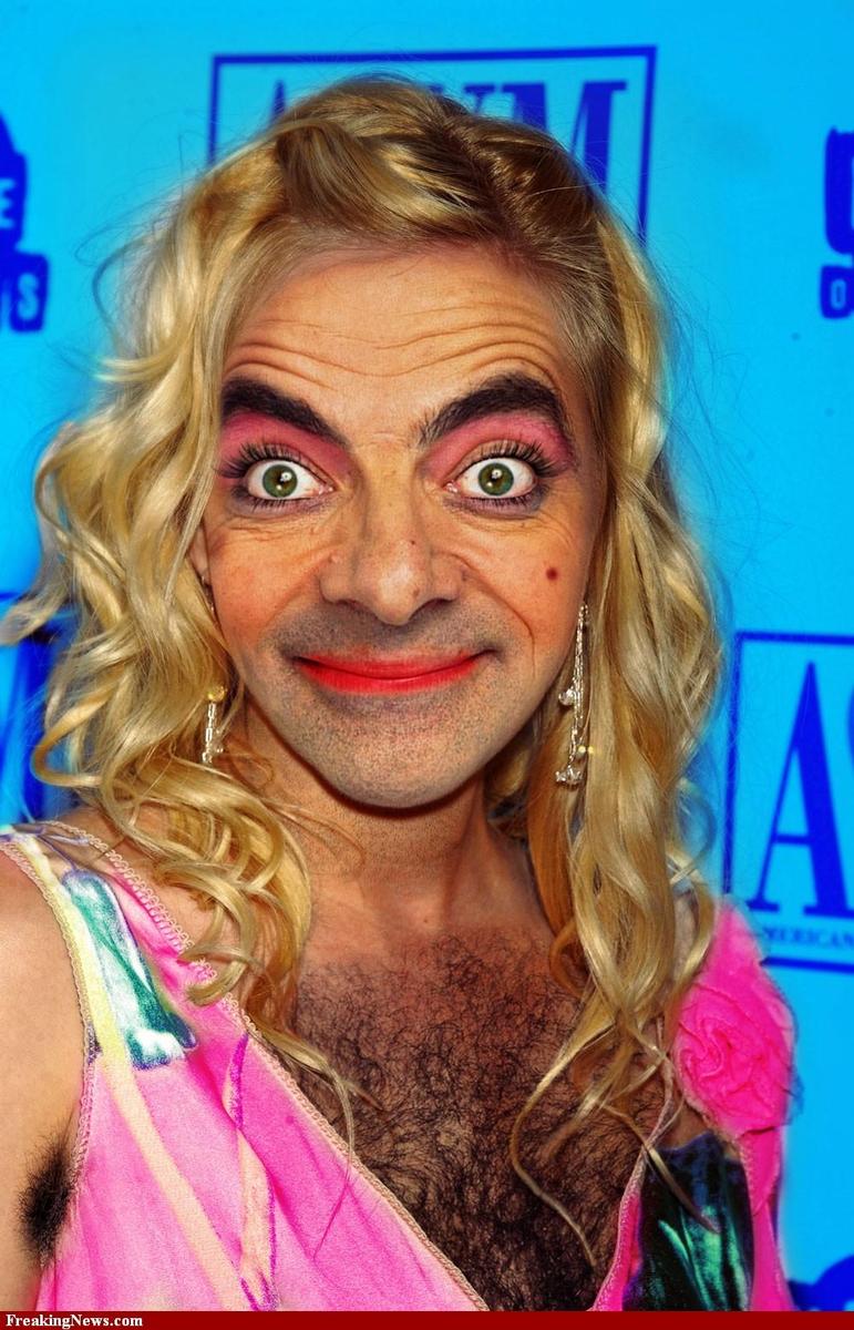 Mr-Bean-as-a-Hairy-Woman-83786