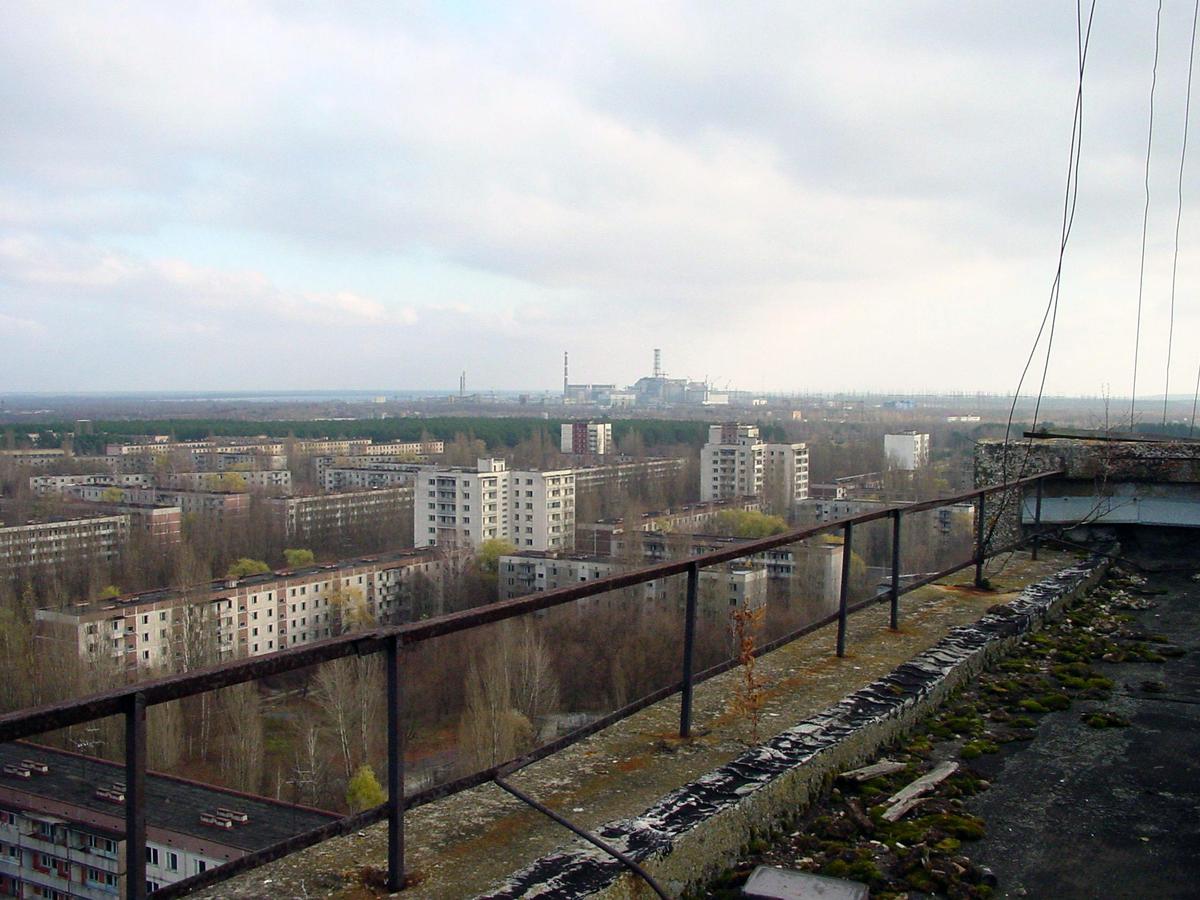View of Chernobyl taken from PripyatBIG