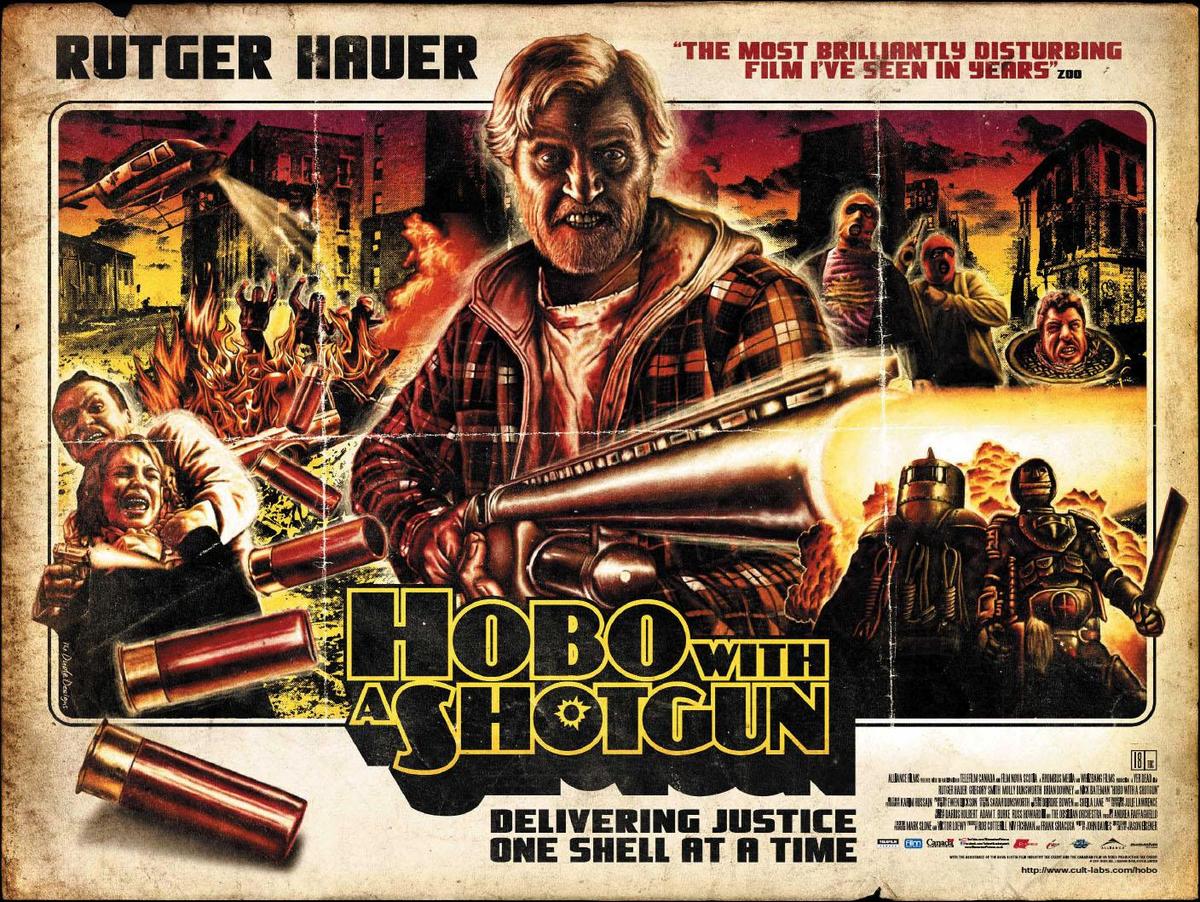 Hobo With A Shotgun Hobo Quad Poster