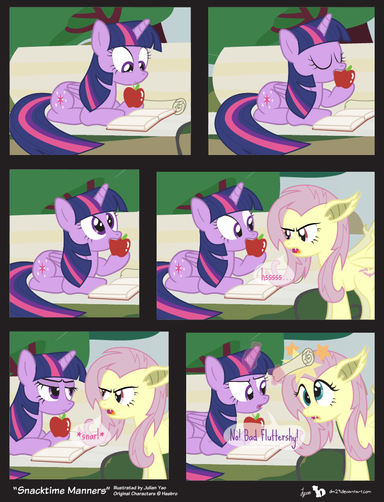 comic block  snacktime manners by dm29-d