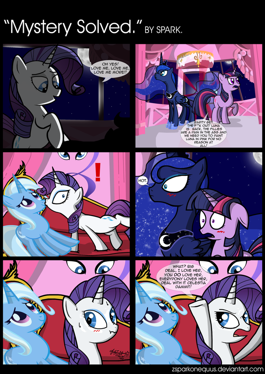  my little trixie comic 25  mystery solv