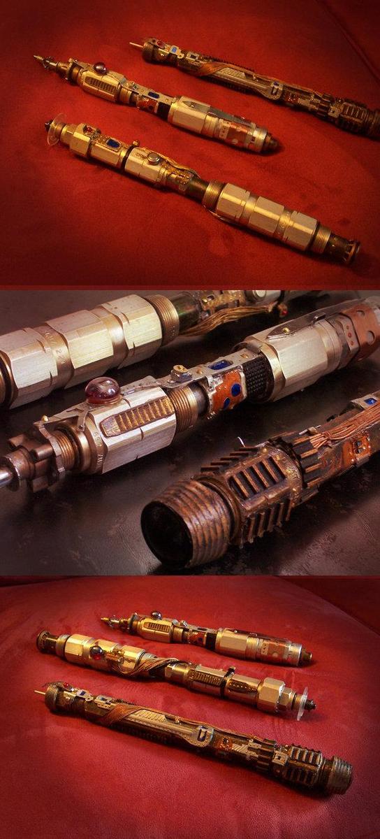 steampunk light saber group by pinochioo