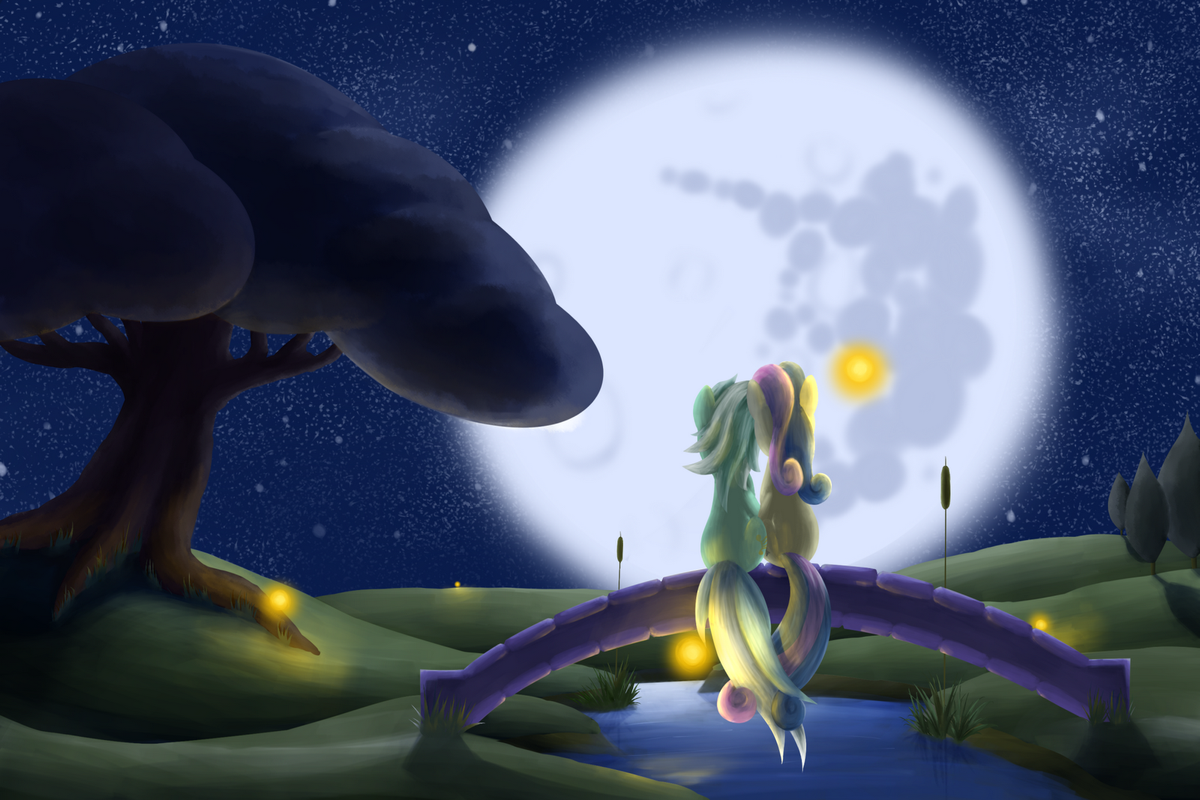 moonlit evening by ilonis-d56dre3