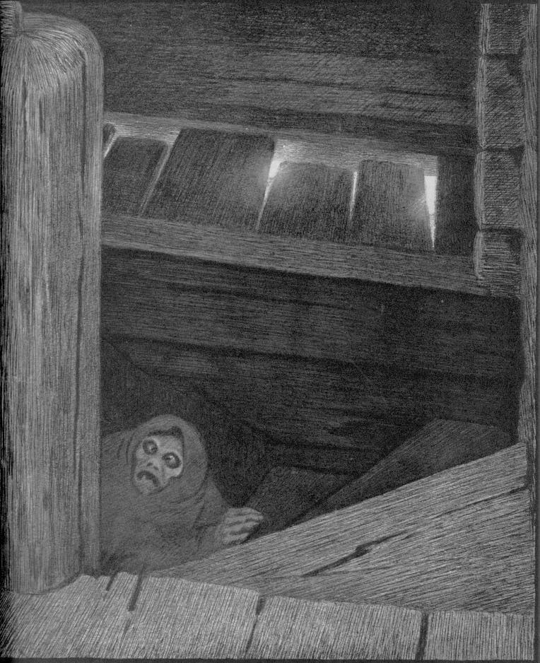 Theodor Kittelsen - Pesta i trappen 1896
