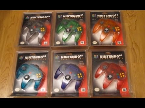 Youtube: My collection of Nintendo 64 controllers