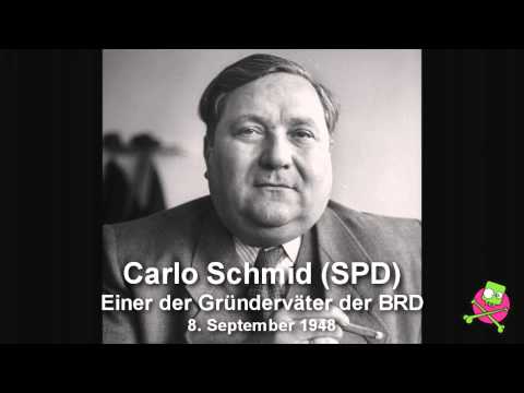 Youtube: Carlo Schmid (SPD) BRD ist kein Staat