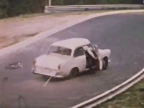 Youtube: Nurburgring Nordschleife Crashes 1970 at Adenauer Forst. NEW ! More crashes