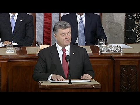 Youtube: "Das ist auch Amerikas Krieg": Poroschenko bittet US-Kongress um Waffenlieferungen