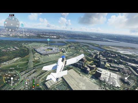 Youtube: Microsoft Flight Simulator - Pentagon & Lincoln Memorial
