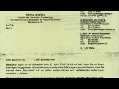 Youtube: Geo-Engineering - Monika Griefahn (SPD MdB) bestätigte 2004 das Chemtrails gesprüht werden!