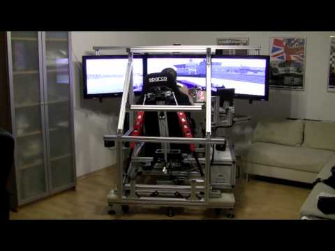 Youtube: PIEZ Full Motion Race Car Simulator : Traction Loss Testdrive