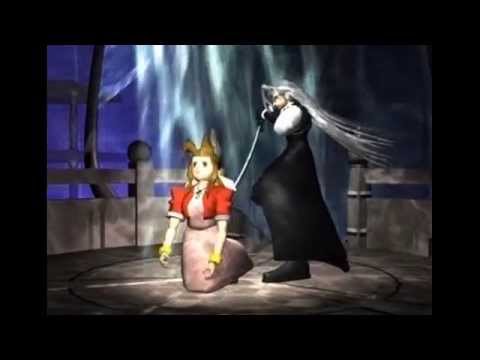 Youtube: Final Fantasy VII: Sephiroth kills Aeris