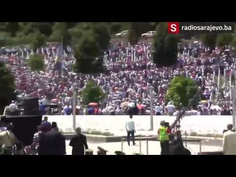 Youtube: Napad na Aleksandra Vučića u Potočarima