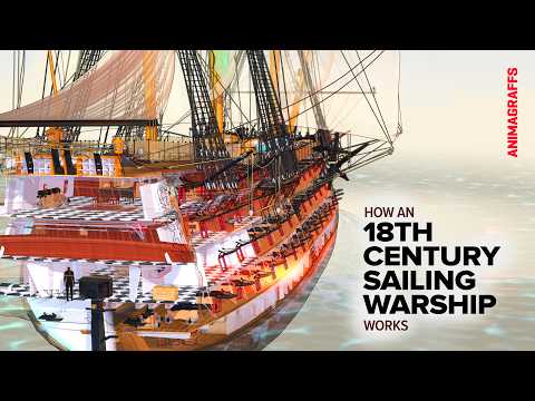 Youtube: How an 18th Century Sailing Warship Works