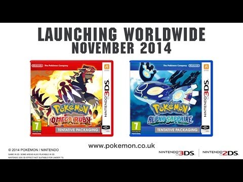 Youtube: UK: Pokémon Omega Ruby and Pokémon Alpha Sapphire -- November 2014!