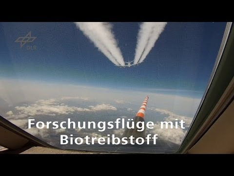 Youtube: Forschungsflüge mit Biotreibstoff