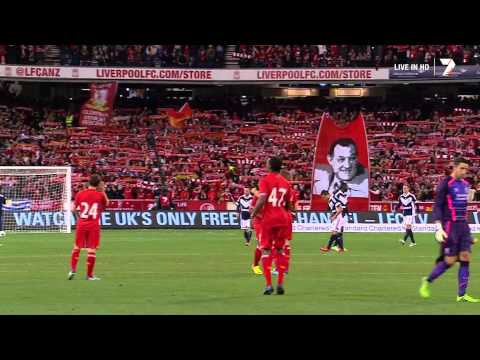 Youtube: Liverpool F.C. & 95,000 Australian fans sing "You'll Never Walk Alone" FULL Dolby MCG July 24,2013