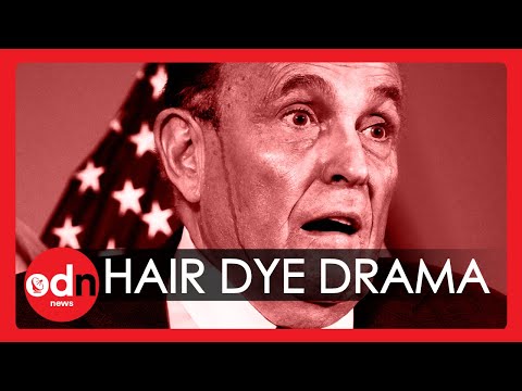 Youtube: Hair Dye Streams Down Rudy Giuliani’s Face During Sweaty Press Conference