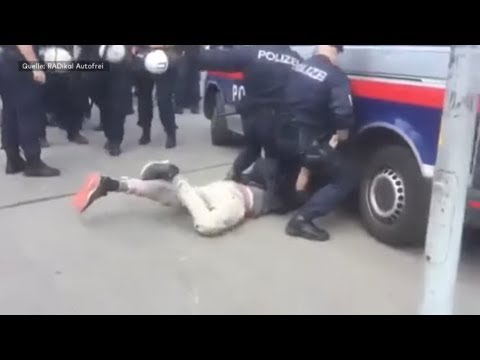 Youtube: FRIDAYS FOR FUTURE: Brutal - Wiener Polizei räumt "gefährliche Situation" ein