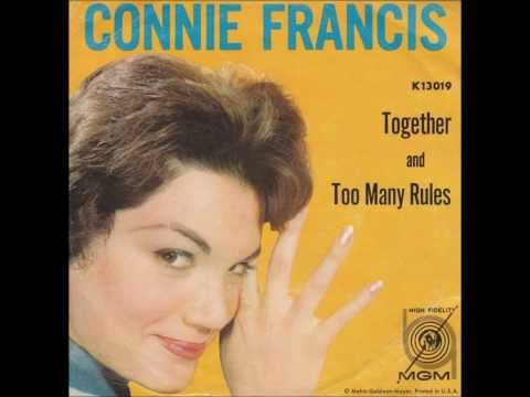 Youtube: Connie Francis - Too many rules