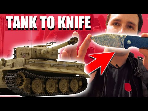 Youtube: A Knife Made from A Tiger Tank, Our Own DBK Folding Knife and More!? | IWA 2022