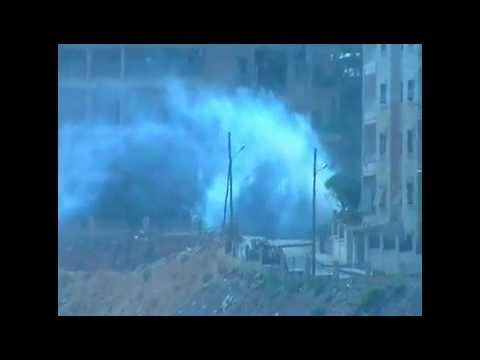 Youtube: الإذاعة || قصف بسلاح غريب وتصاعد أعمدة الغاز بكثافة