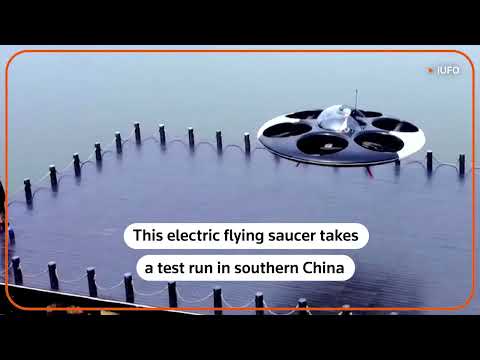Youtube: Man-made flying saucer takes flight in China