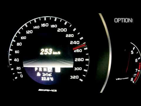 Youtube: 253 km/h en Mercedes CLS 63 AMG Pack Performance (Option Auto)
