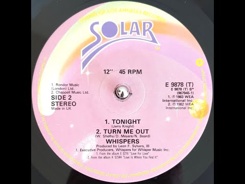 Youtube: The Whispers - Turn Me Out (1981) + bonus ⤵️