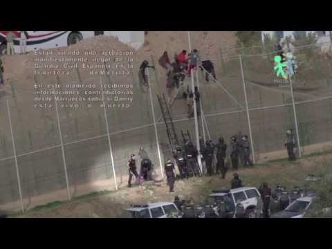Youtube: Police Strike and Deport Migrants Crossing into Melilla