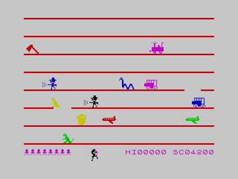 Youtube: Jumping Jack ZX Spectrum © 1983 Imagine