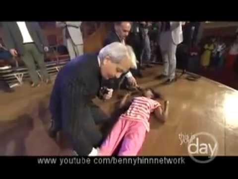 Youtube: Benny Hinn - 20 year old girl walking for the first time in her life