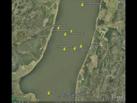 Youtube: McFluffles makes a Google Earth Loch Ness Monster Video
