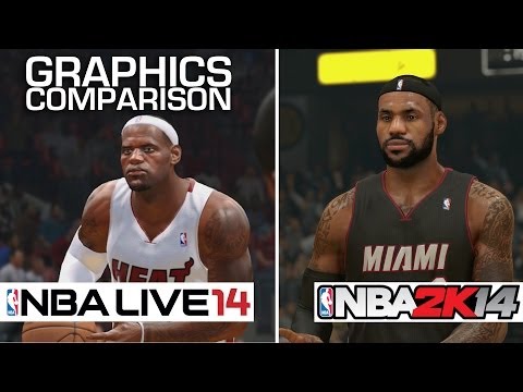 Youtube: NBA 2K14 vs NBA Live 14 - Graphics Comparison (PS4)