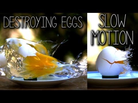 Youtube: Destroying Eggs in Slow Motion (39,024FPS)