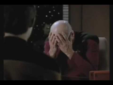 Youtube: Picard's Epic Double Facepalm