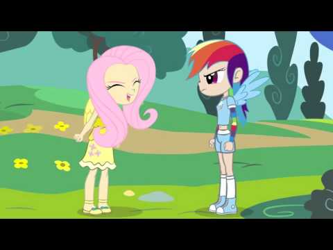 Youtube: Fluttershy's Yay! human version