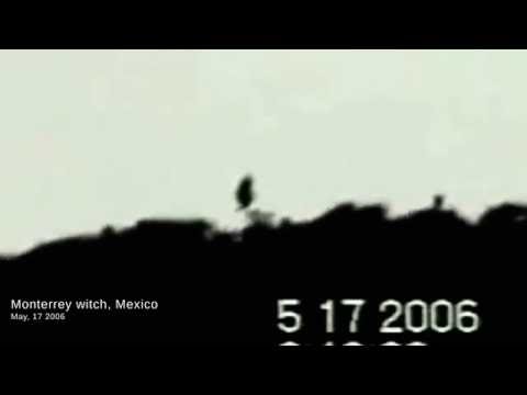 Youtube: Real Mexican flying witch Monterrey caught on tape Long version full hd La Bruja ghost