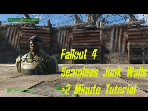 Youtube: Fallout 4 - Seamless Junk Walls (PC)