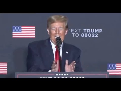 Youtube: Trump PANICS, gets lost in CONFUSED rant at his OWN rally