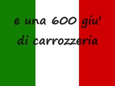 Youtube: L'italiano ( l asciatemi cantare  ) Toto Cotugno - lyrics