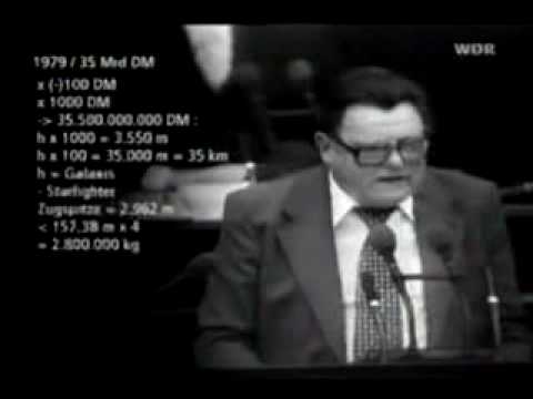 Youtube: Franz Josef Strauß erklärt die Staatsverschuldung